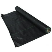 IVV 3ft x300ft Weed Barrier- Heavy Duty Woven Weed Barrier Landscape Fabric for Weeds Control, Pro Garden Ground Cover - Easy Setup\u0026 Convenient Design, Black